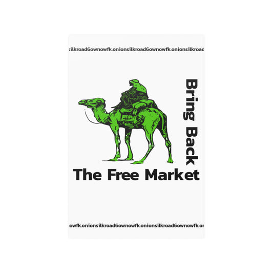 Silk Road Market Minimilast Stylish Poster